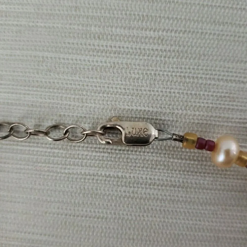 Luxe Glass Bead & Faux Pearl  7